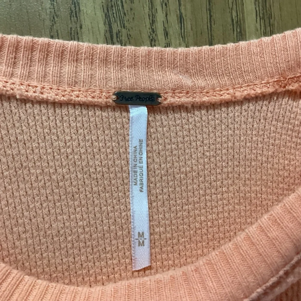 Free People In The Mix Cuff Thermal Top Size Medium